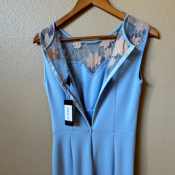 Ruffles evening Prom Wedding Party Maxi Dress - Picture 8 of 12